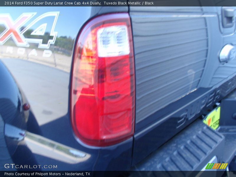 Tuxedo Black Metallic / Black 2014 Ford F350 Super Duty Lariat Crew Cab 4x4 Dually