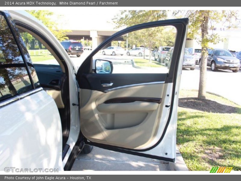 White Diamond Pearl / Parchment 2014 Acura MDX Technology