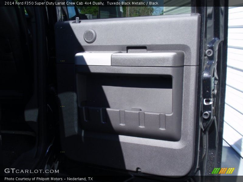Tuxedo Black Metallic / Black 2014 Ford F350 Super Duty Lariat Crew Cab 4x4 Dually
