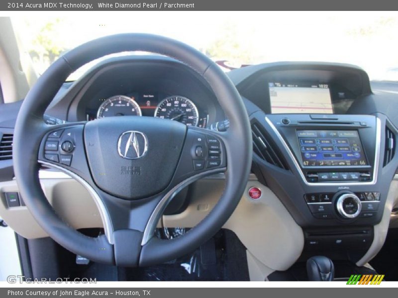 White Diamond Pearl / Parchment 2014 Acura MDX Technology