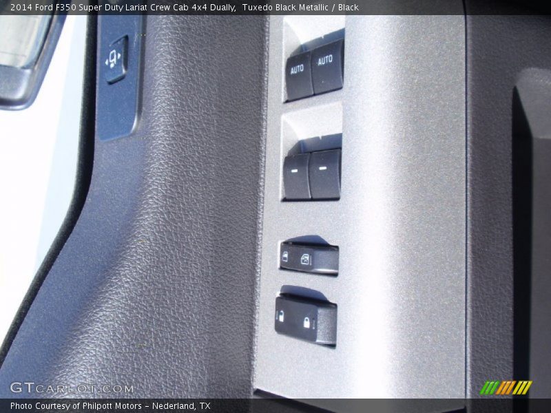 Tuxedo Black Metallic / Black 2014 Ford F350 Super Duty Lariat Crew Cab 4x4 Dually