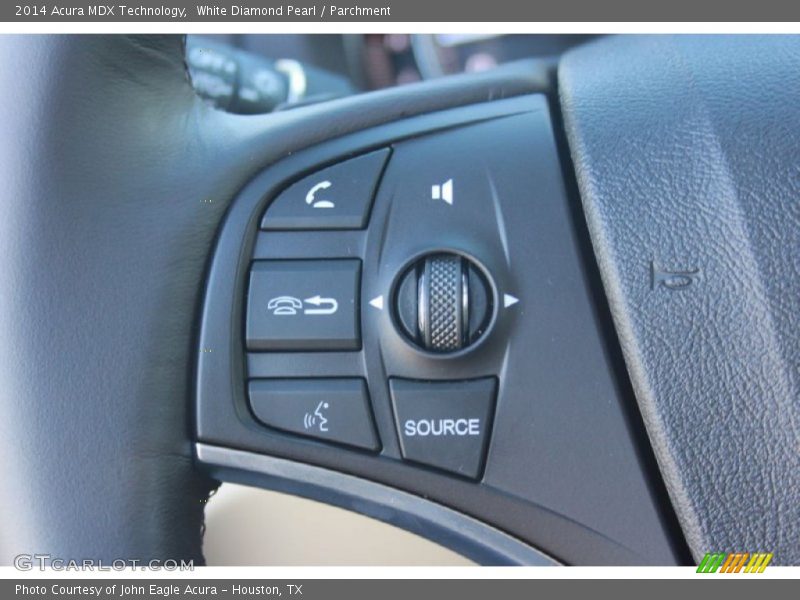 White Diamond Pearl / Parchment 2014 Acura MDX Technology