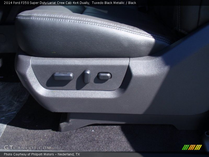 Tuxedo Black Metallic / Black 2014 Ford F350 Super Duty Lariat Crew Cab 4x4 Dually