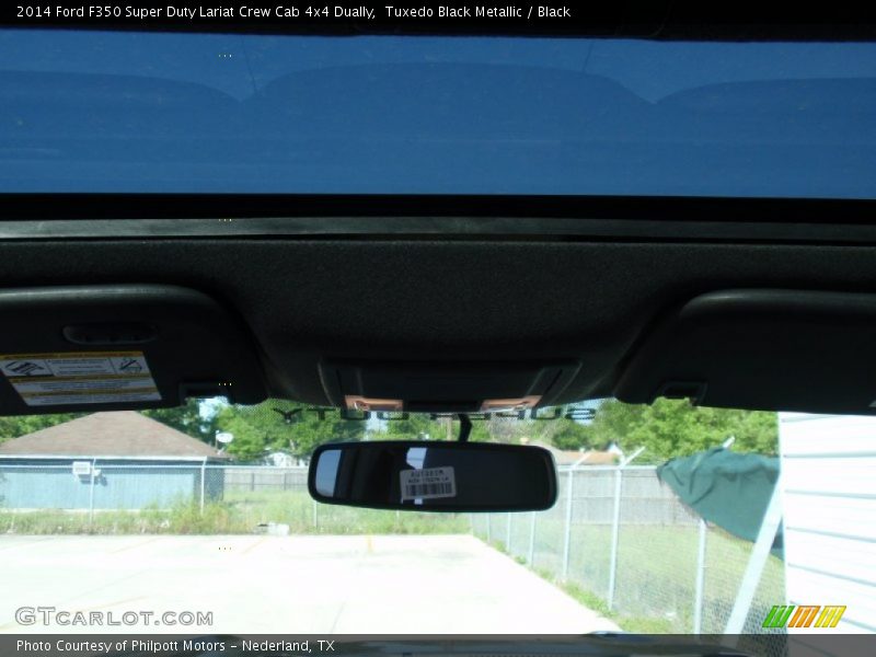 Tuxedo Black Metallic / Black 2014 Ford F350 Super Duty Lariat Crew Cab 4x4 Dually