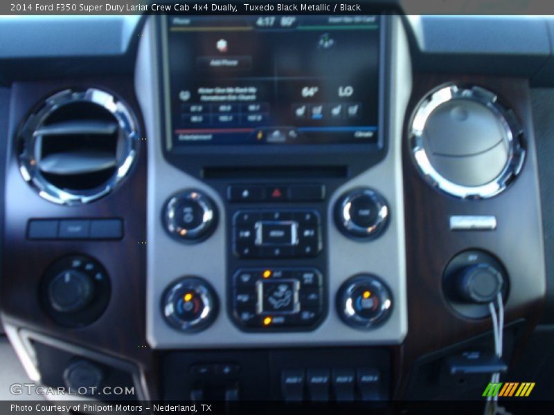 Tuxedo Black Metallic / Black 2014 Ford F350 Super Duty Lariat Crew Cab 4x4 Dually