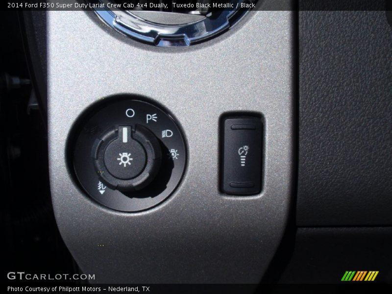 Tuxedo Black Metallic / Black 2014 Ford F350 Super Duty Lariat Crew Cab 4x4 Dually
