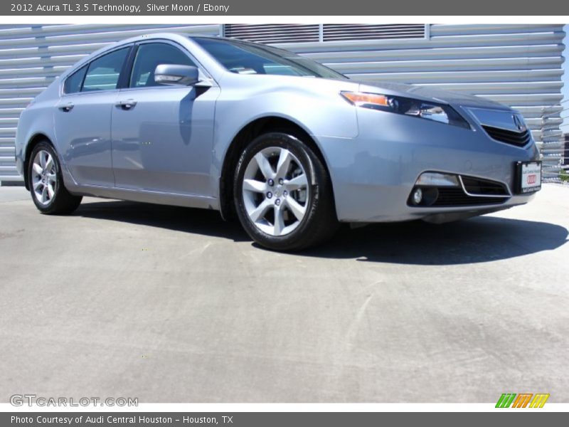 Silver Moon / Ebony 2012 Acura TL 3.5 Technology