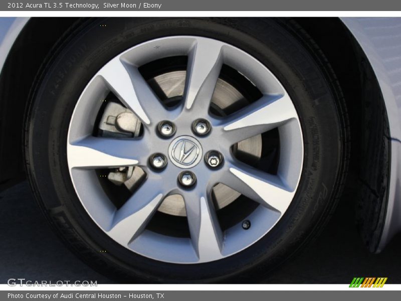 Silver Moon / Ebony 2012 Acura TL 3.5 Technology