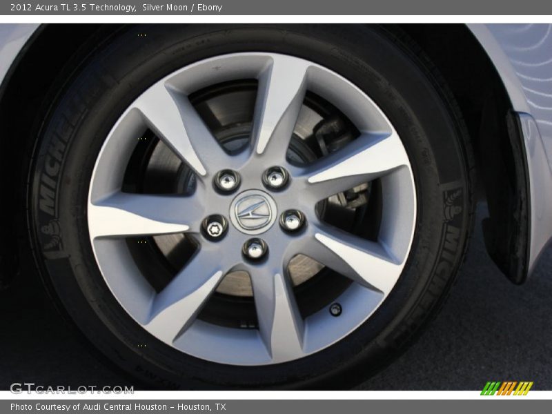 Silver Moon / Ebony 2012 Acura TL 3.5 Technology