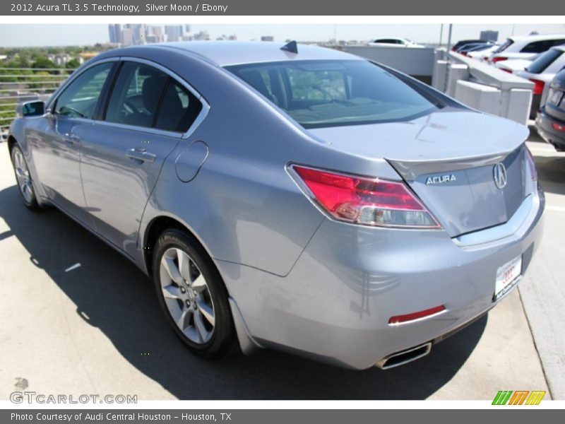 Silver Moon / Ebony 2012 Acura TL 3.5 Technology
