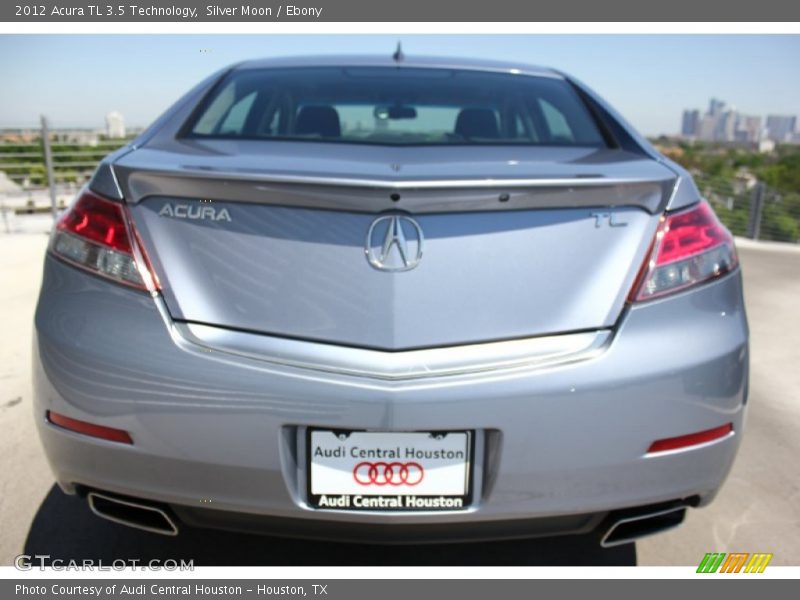Silver Moon / Ebony 2012 Acura TL 3.5 Technology