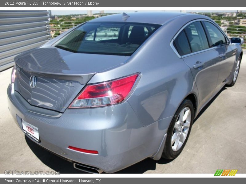 Silver Moon / Ebony 2012 Acura TL 3.5 Technology