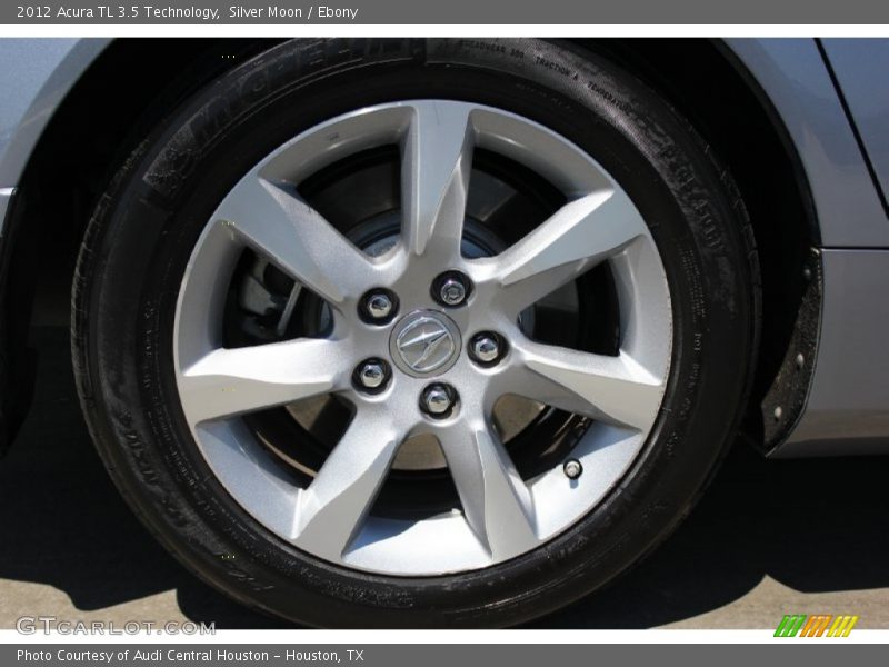 Silver Moon / Ebony 2012 Acura TL 3.5 Technology