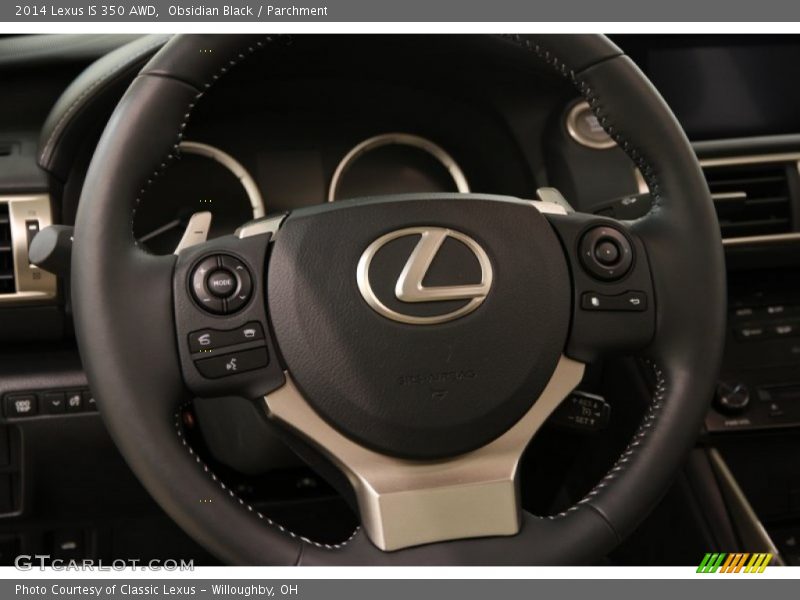 Obsidian Black / Parchment 2014 Lexus IS 350 AWD