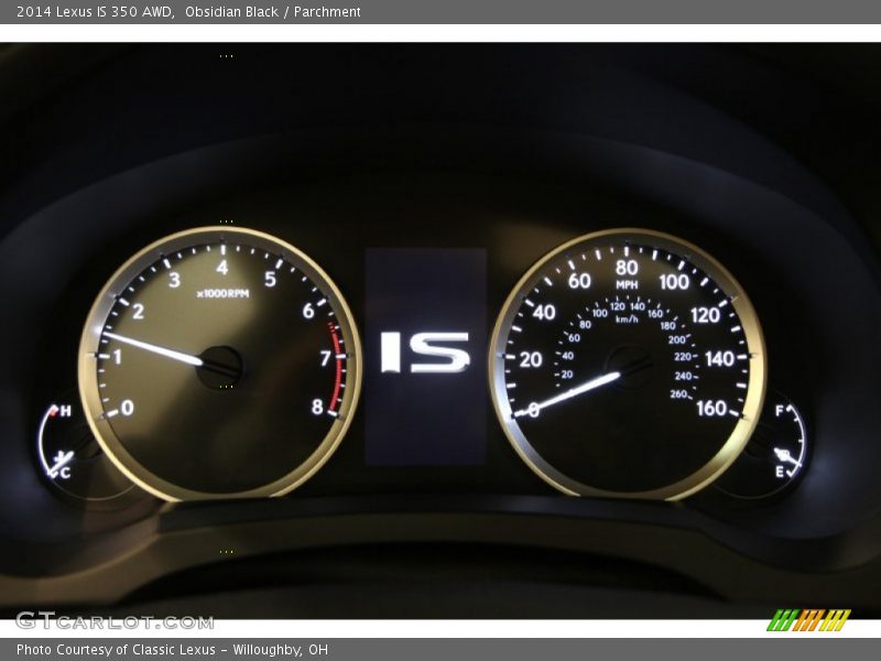 Obsidian Black / Parchment 2014 Lexus IS 350 AWD