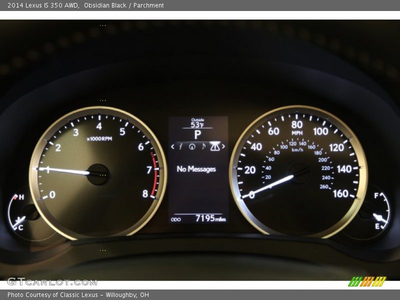 Obsidian Black / Parchment 2014 Lexus IS 350 AWD