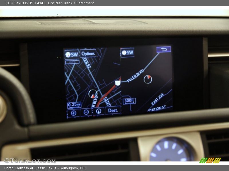 Obsidian Black / Parchment 2014 Lexus IS 350 AWD