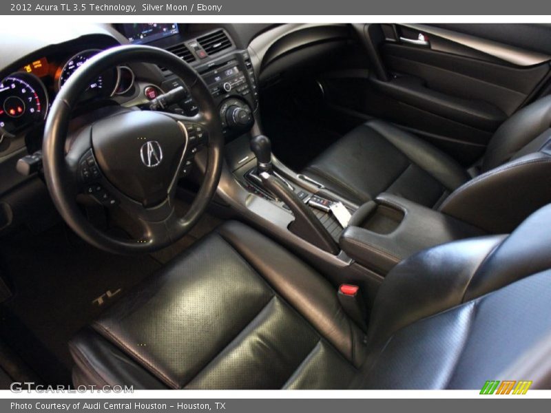 Silver Moon / Ebony 2012 Acura TL 3.5 Technology