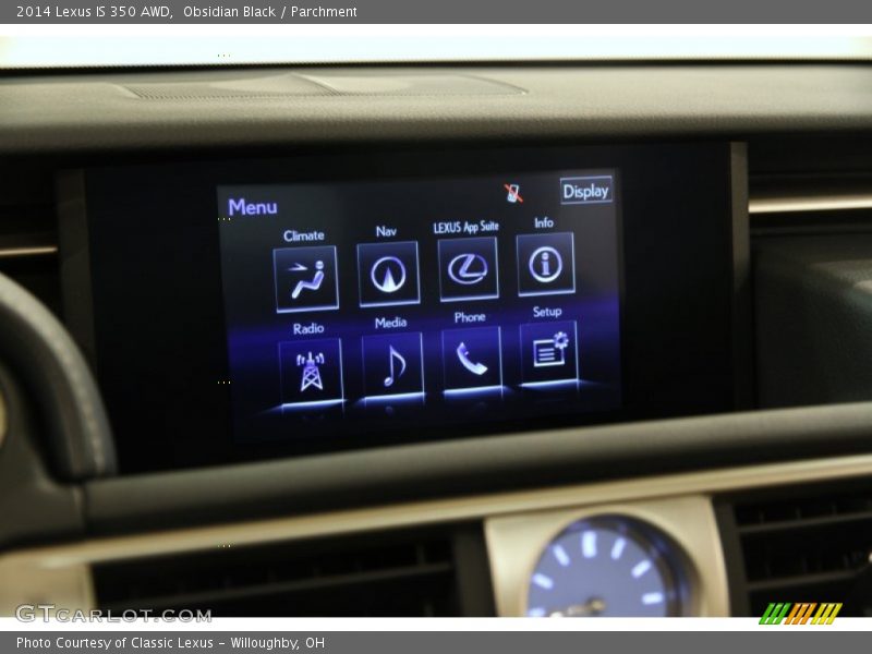 Obsidian Black / Parchment 2014 Lexus IS 350 AWD