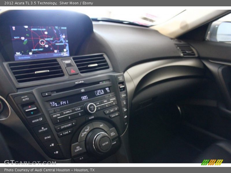 Silver Moon / Ebony 2012 Acura TL 3.5 Technology