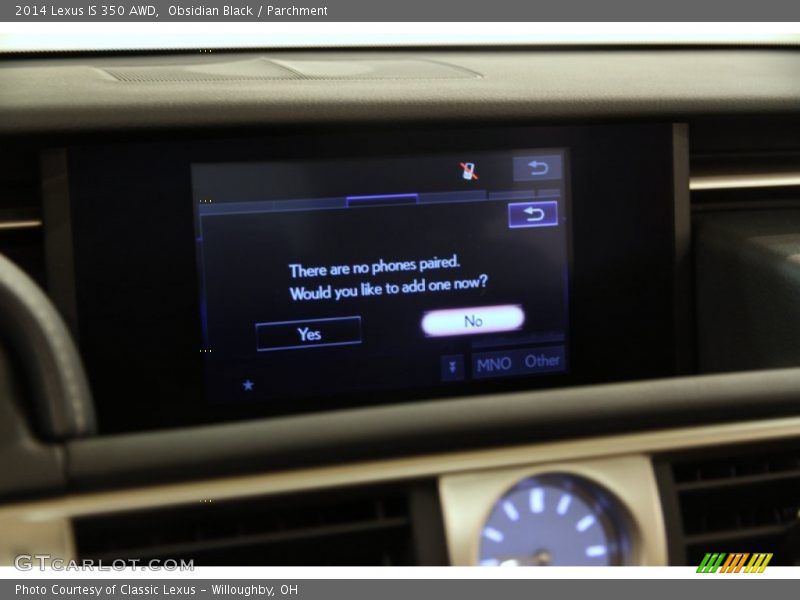 Obsidian Black / Parchment 2014 Lexus IS 350 AWD