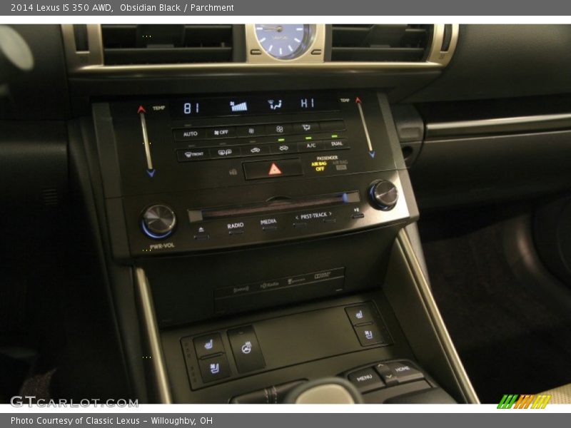 Obsidian Black / Parchment 2014 Lexus IS 350 AWD