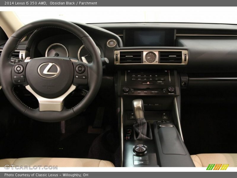 Obsidian Black / Parchment 2014 Lexus IS 350 AWD