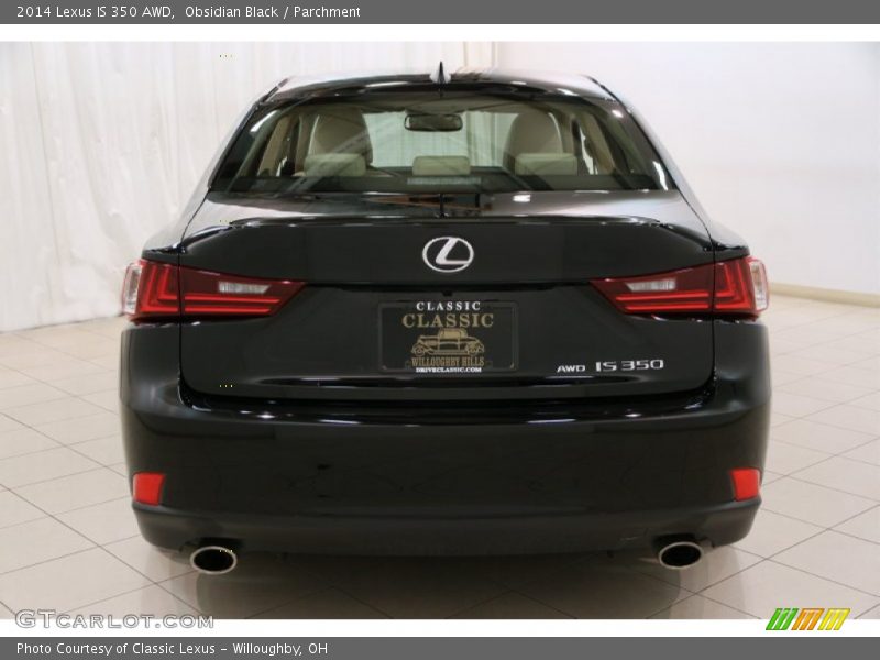 Obsidian Black / Parchment 2014 Lexus IS 350 AWD