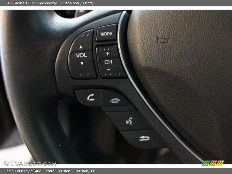 Silver Moon / Ebony 2012 Acura TL 3.5 Technology