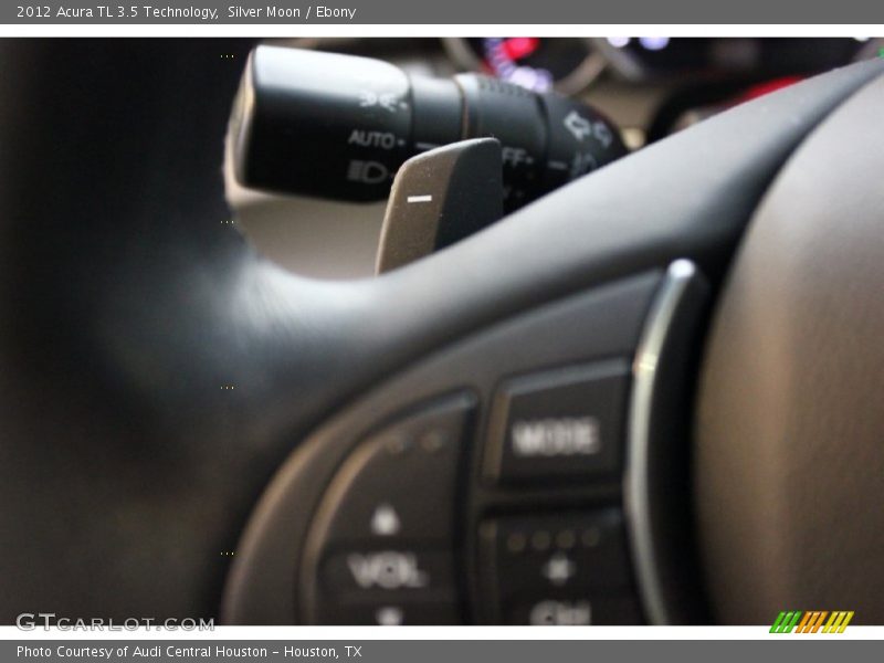 Silver Moon / Ebony 2012 Acura TL 3.5 Technology