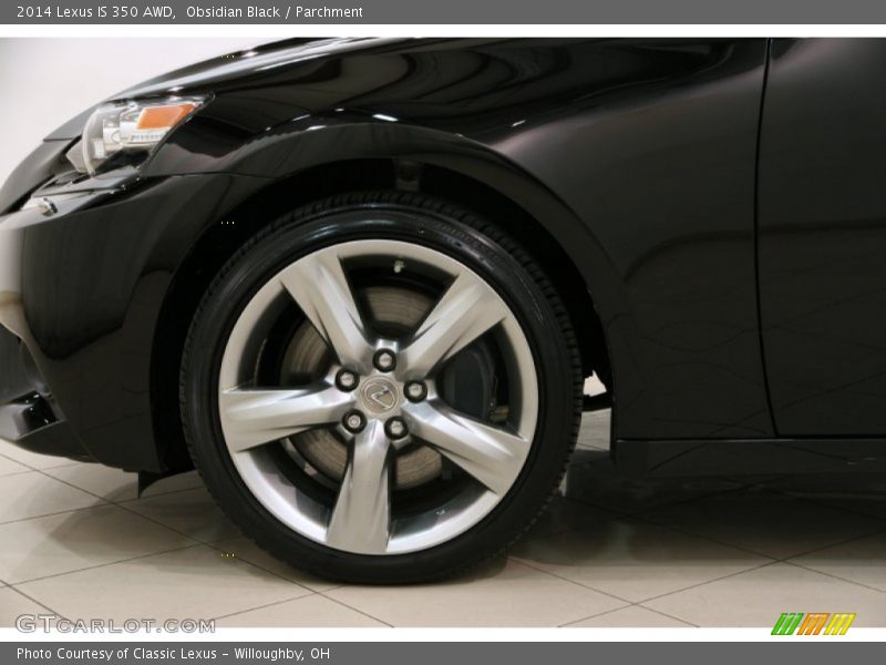 Obsidian Black / Parchment 2014 Lexus IS 350 AWD