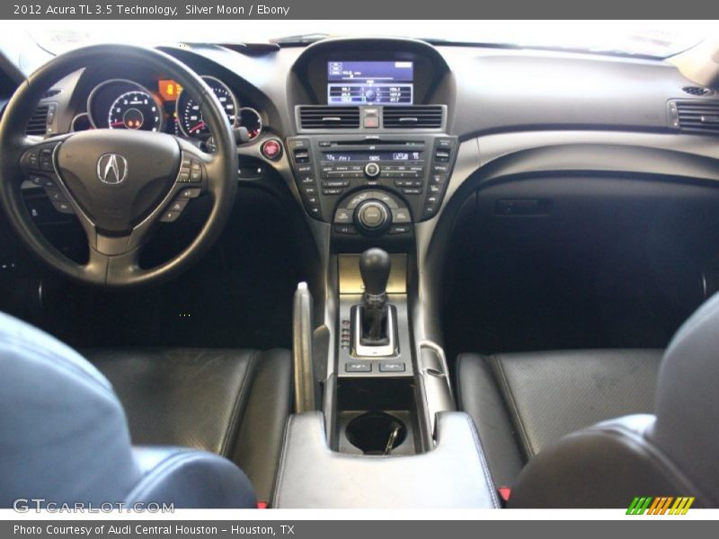 Silver Moon / Ebony 2012 Acura TL 3.5 Technology