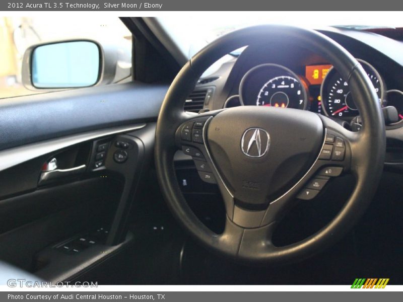 Silver Moon / Ebony 2012 Acura TL 3.5 Technology