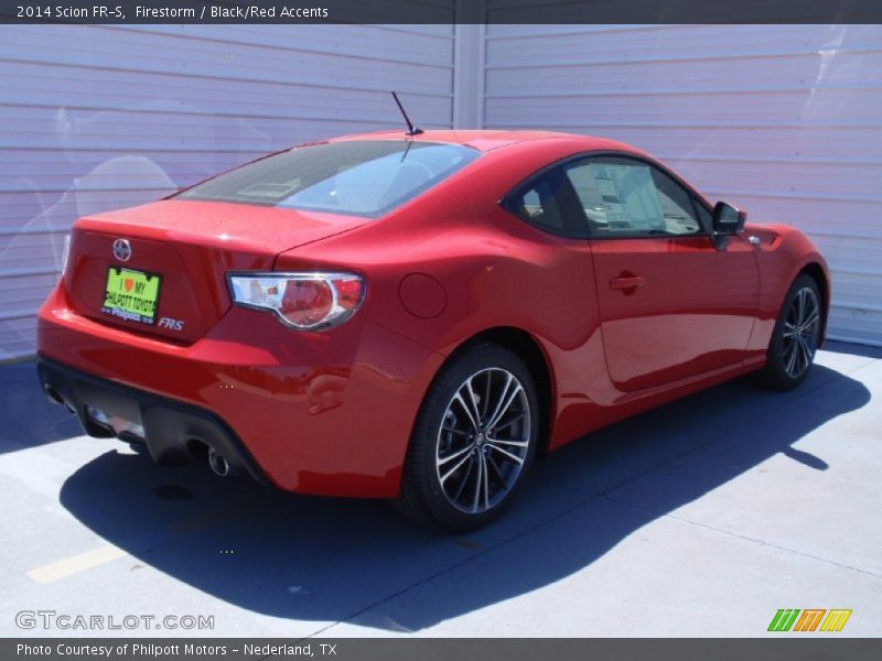 Firestorm / Black/Red Accents 2014 Scion FR-S