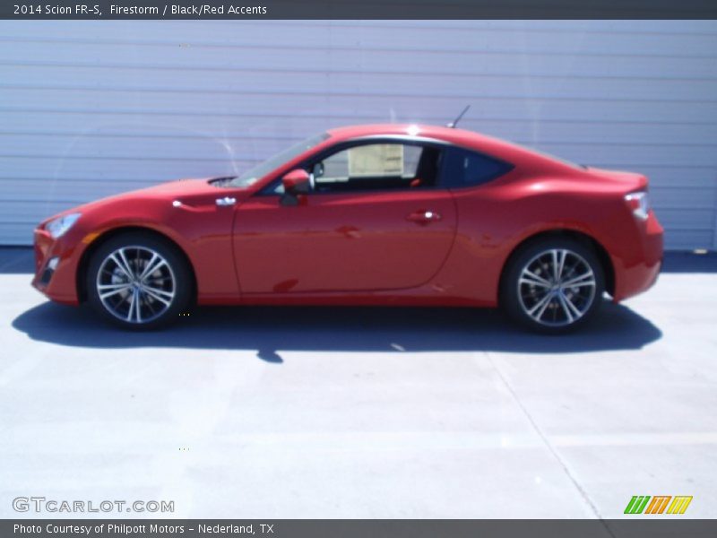 Firestorm / Black/Red Accents 2014 Scion FR-S