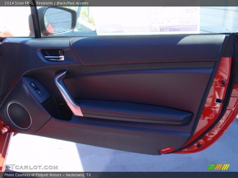 Firestorm / Black/Red Accents 2014 Scion FR-S