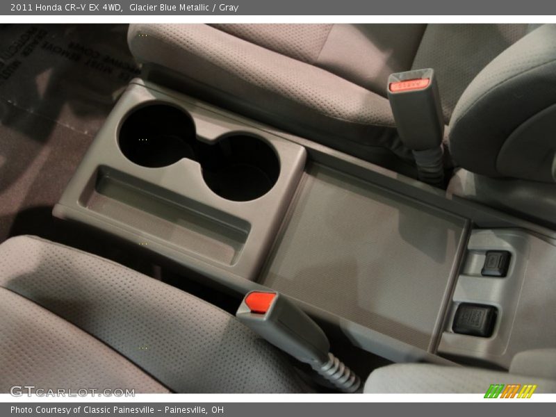 Glacier Blue Metallic / Gray 2011 Honda CR-V EX 4WD
