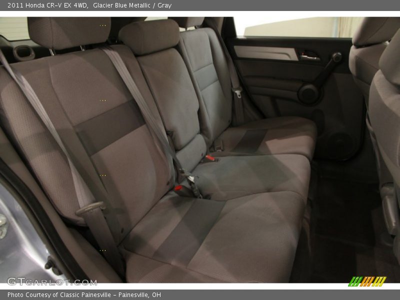 Glacier Blue Metallic / Gray 2011 Honda CR-V EX 4WD