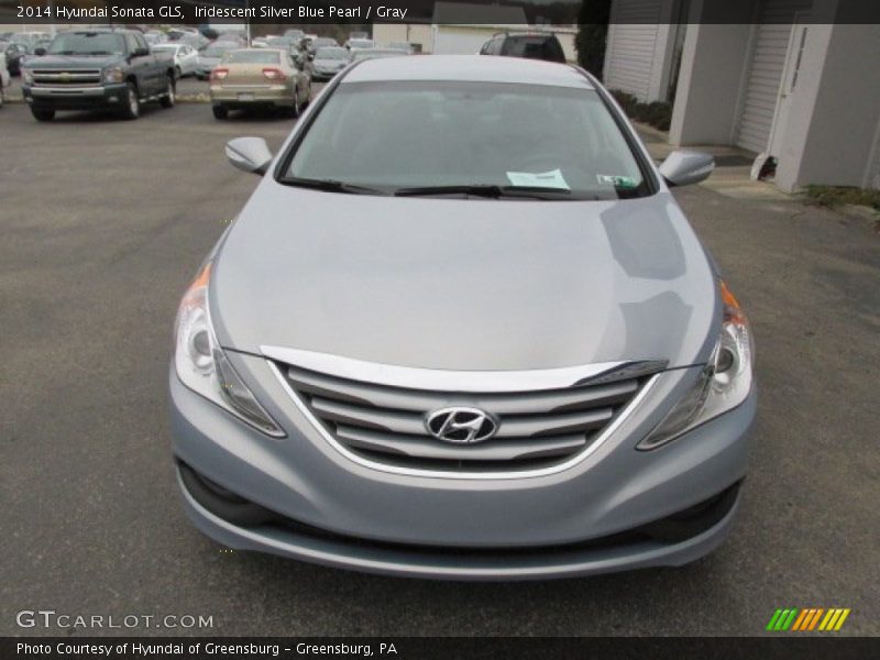 Iridescent Silver Blue Pearl / Gray 2014 Hyundai Sonata GLS
