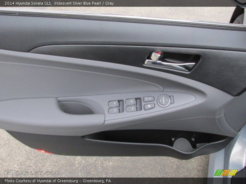 Iridescent Silver Blue Pearl / Gray 2014 Hyundai Sonata GLS