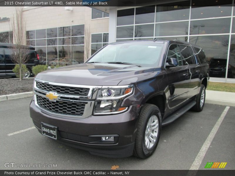 Sable Metallic / Jet Black 2015 Chevrolet Suburban LT 4WD