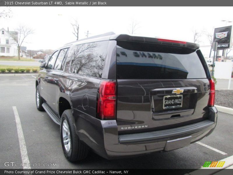 Sable Metallic / Jet Black 2015 Chevrolet Suburban LT 4WD