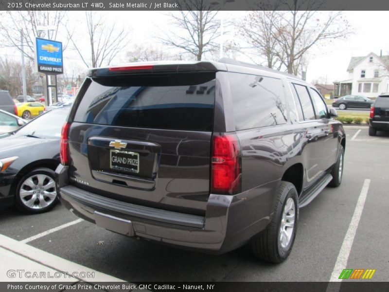 Sable Metallic / Jet Black 2015 Chevrolet Suburban LT 4WD