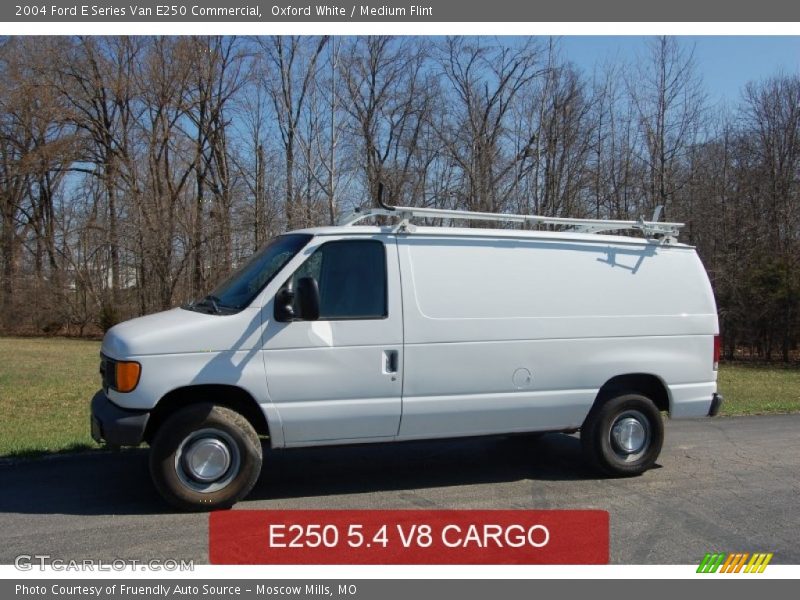 Oxford White / Medium Flint 2004 Ford E Series Van E250 Commercial