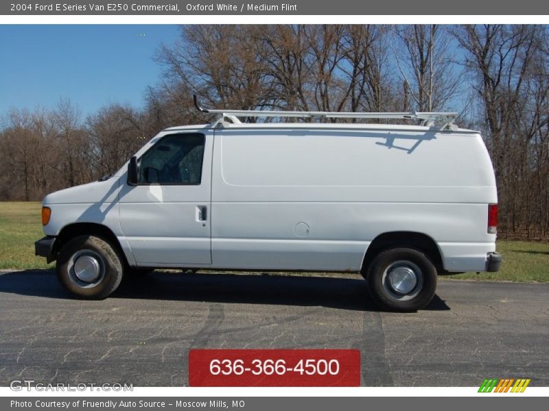 Oxford White / Medium Flint 2004 Ford E Series Van E250 Commercial