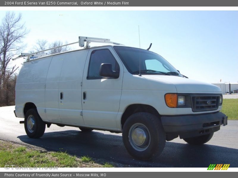 Oxford White / Medium Flint 2004 Ford E Series Van E250 Commercial