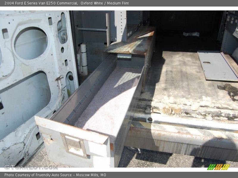 Oxford White / Medium Flint 2004 Ford E Series Van E250 Commercial
