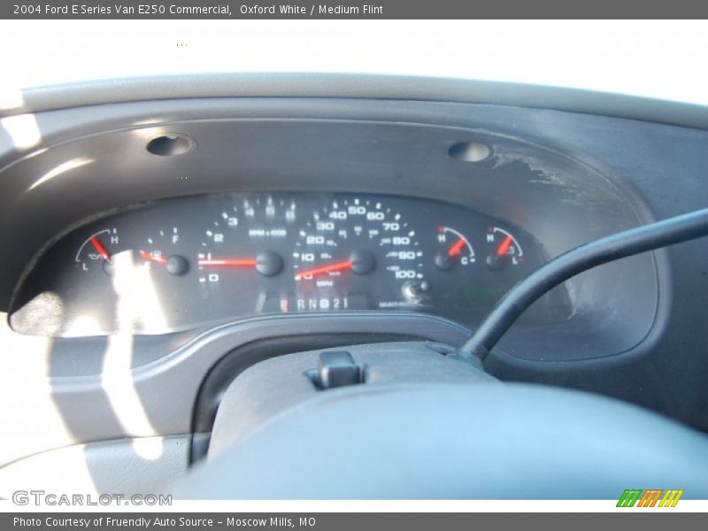Oxford White / Medium Flint 2004 Ford E Series Van E250 Commercial