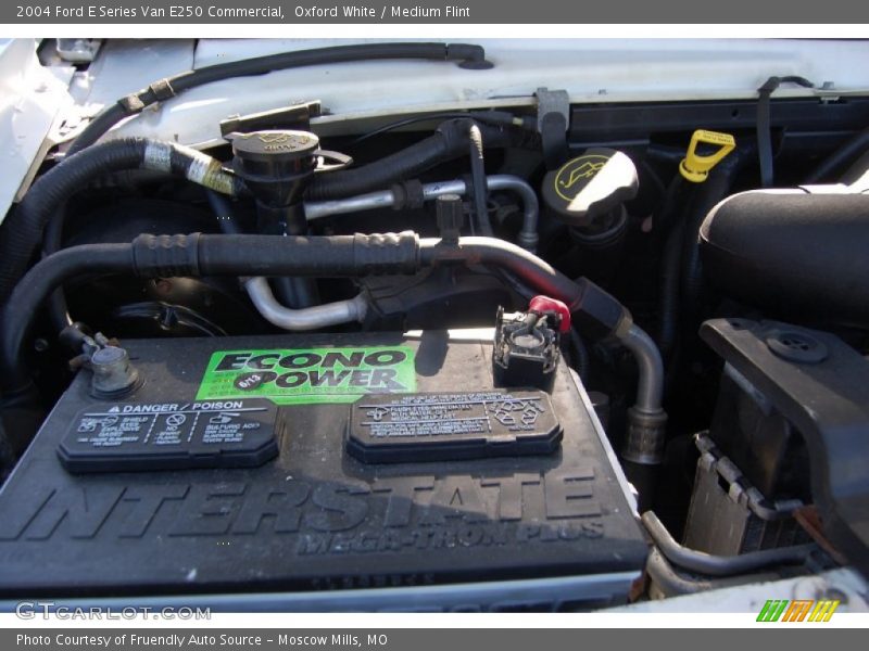 Oxford White / Medium Flint 2004 Ford E Series Van E250 Commercial
