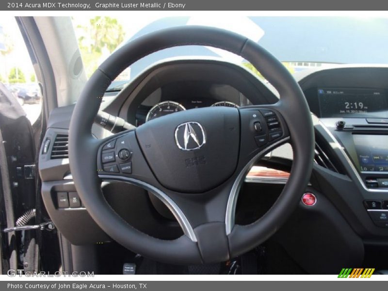 Graphite Luster Metallic / Ebony 2014 Acura MDX Technology